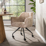 Satz von 2 Esszimmerstühlen Tova Alura Sand 