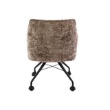 Satz von 2 Esszimmerstühlen Hoven Rich Champagne gepolstert 