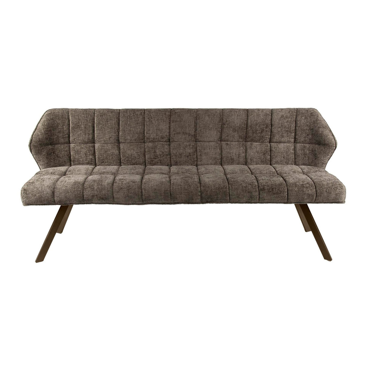 Esszimmer-Sofagitter aus taupebraunem Chenille