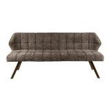 Esszimmer-Sofagitter aus taupebraunem Chenille