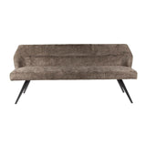 Esszimmerbank Chia Chenille Stoff Rich Taupe 188 cm 