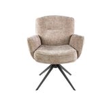 Satz aus 2 Esszimmerstühlen Savona drehbar Hoven Rich Sand 