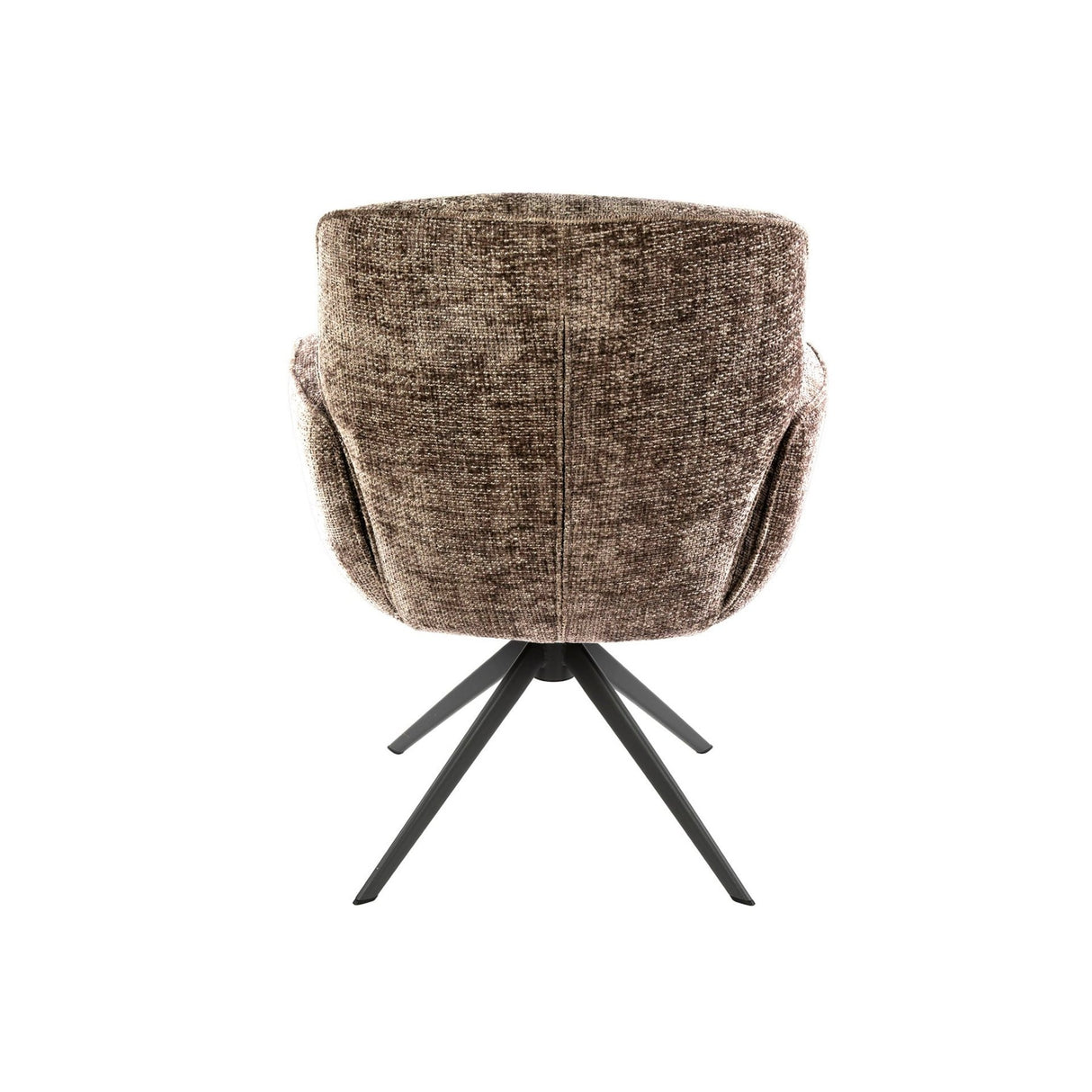 Set aus 2 drehbaren Esszimmerstühlen Milano Hoven in Champagner 