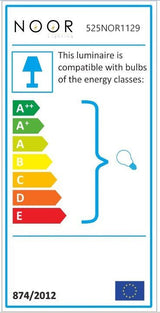 Hanglamp Goud Glas Crest