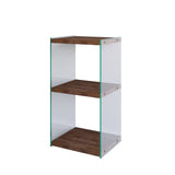 Bücherregal Athos Walnut Dennenhout 40x80x35 cm