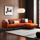 Ecksofa mit Schlaffunktion rechts Sevilla Orange