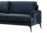 Ecksofa links Papira Marineblau