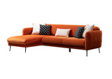 Ecksofa mit Schlaffunktion Links Sevilla Orange