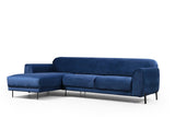 Ecksofa mit Schlaffunktion Linkes Bild Marineblau