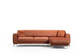 Ecksofa mit Schlaffunktion Rechtes Bild Cinnamon