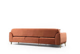 Ecksofa mit Schlaffunktion Linkes Bild Cinnamon