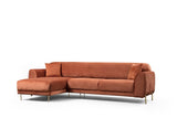 Ecksofa mit Schlaffunktion Linkes Bild Cinnamon