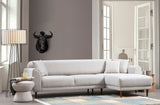 Ecksofa mit Schlaffunktion Rechtes Bild Beige