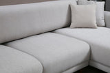 Ecksofa mit Schlaffunktion Rechtes Bild Beige