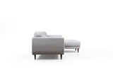 Ecksofa mit Schlaffunktion Rechtes Bild Beige