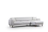 Ecksofa mit Schlaffunktion Rechtes Bild Beige