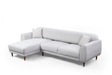 Ecksofa mit Schlaffunktion Linkes Bild Beige