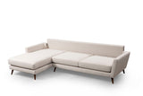 Ecksofa mit Schlaffunktion Links Mayorka Beige