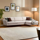 Ecksofa mit Schlaffunktion rechts Mayorka Beige Braun