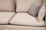 Ecksofa links Felix Beige