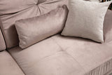 Ecksofa rechts Frido Beige