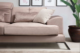 Ecksofa links Frido Beige