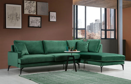 Ecksofa Papira Grün