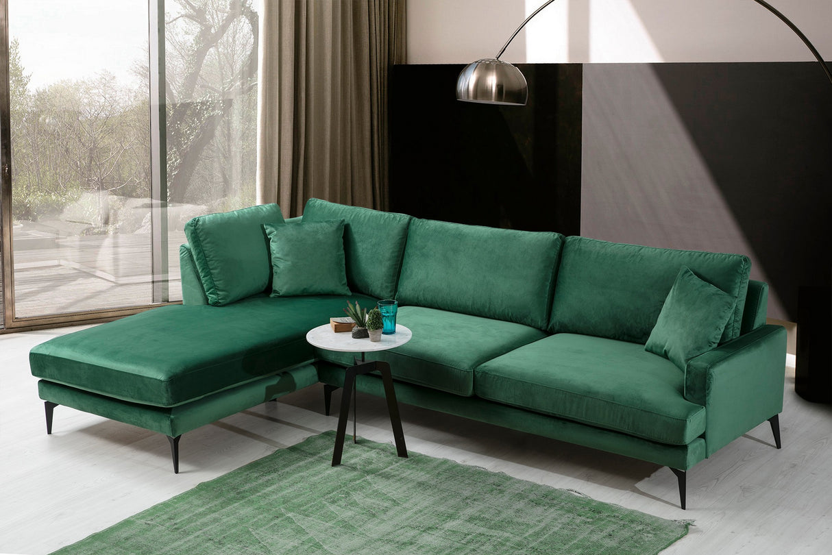 Ecksofa Papira Grün