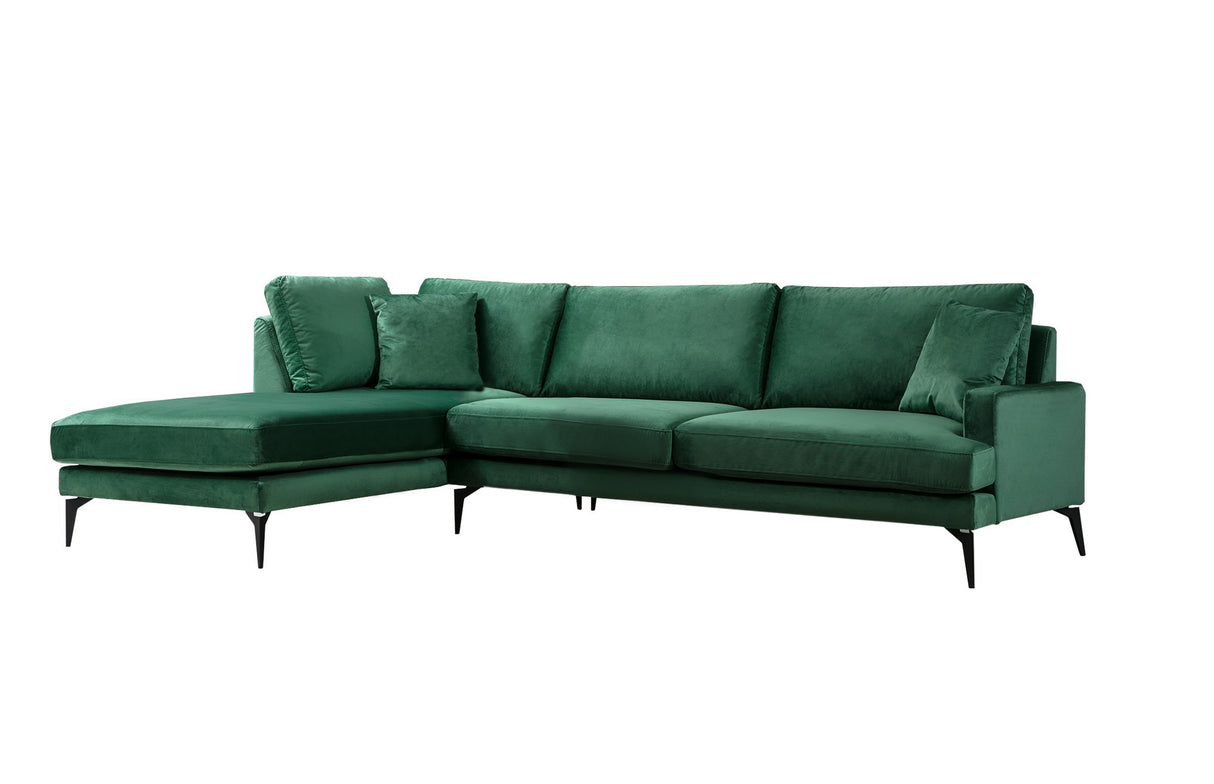 Ecksofa Papira Grün