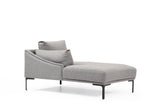 Ecksofa links Leo Grey