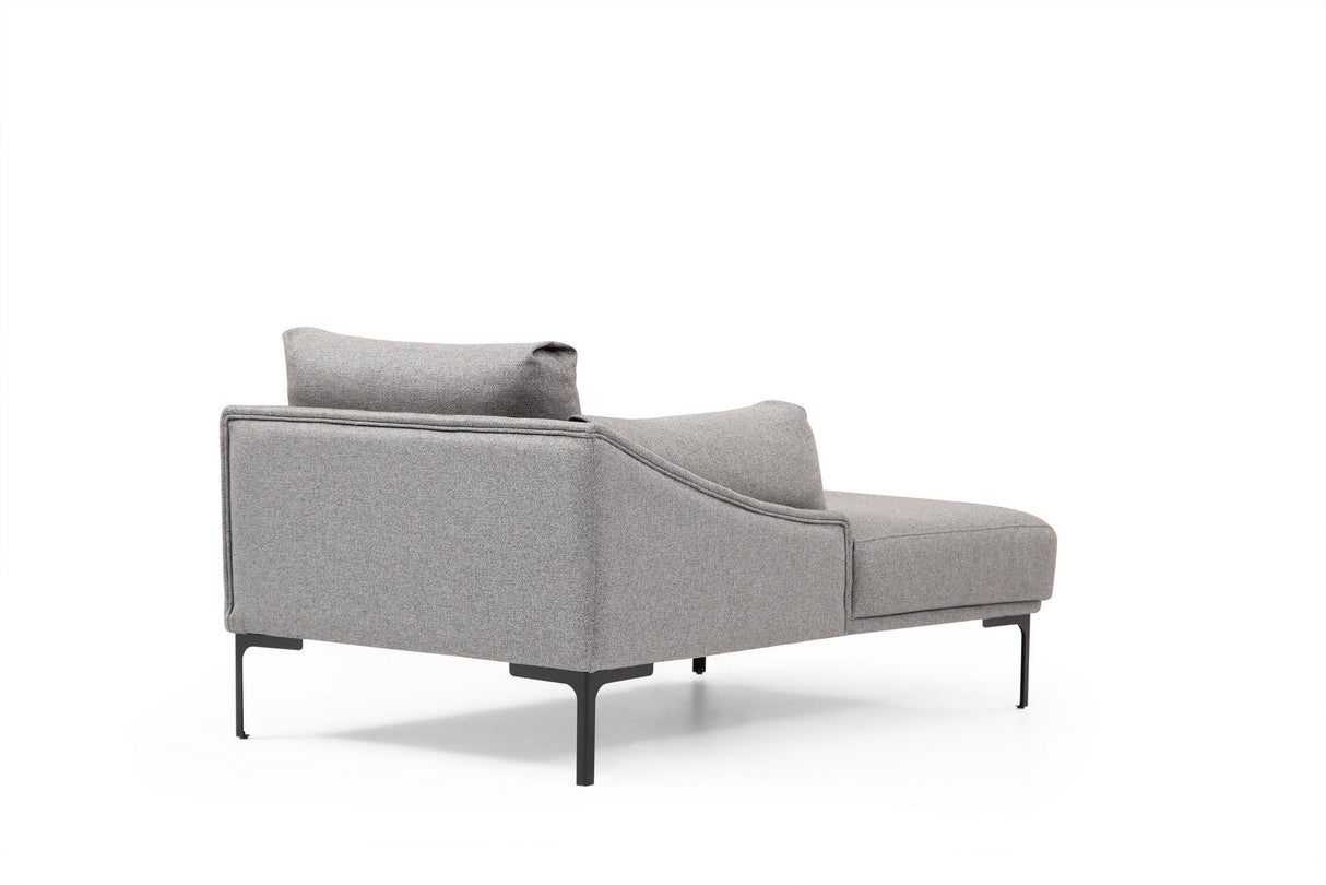 Ecksofa links Leo Grey