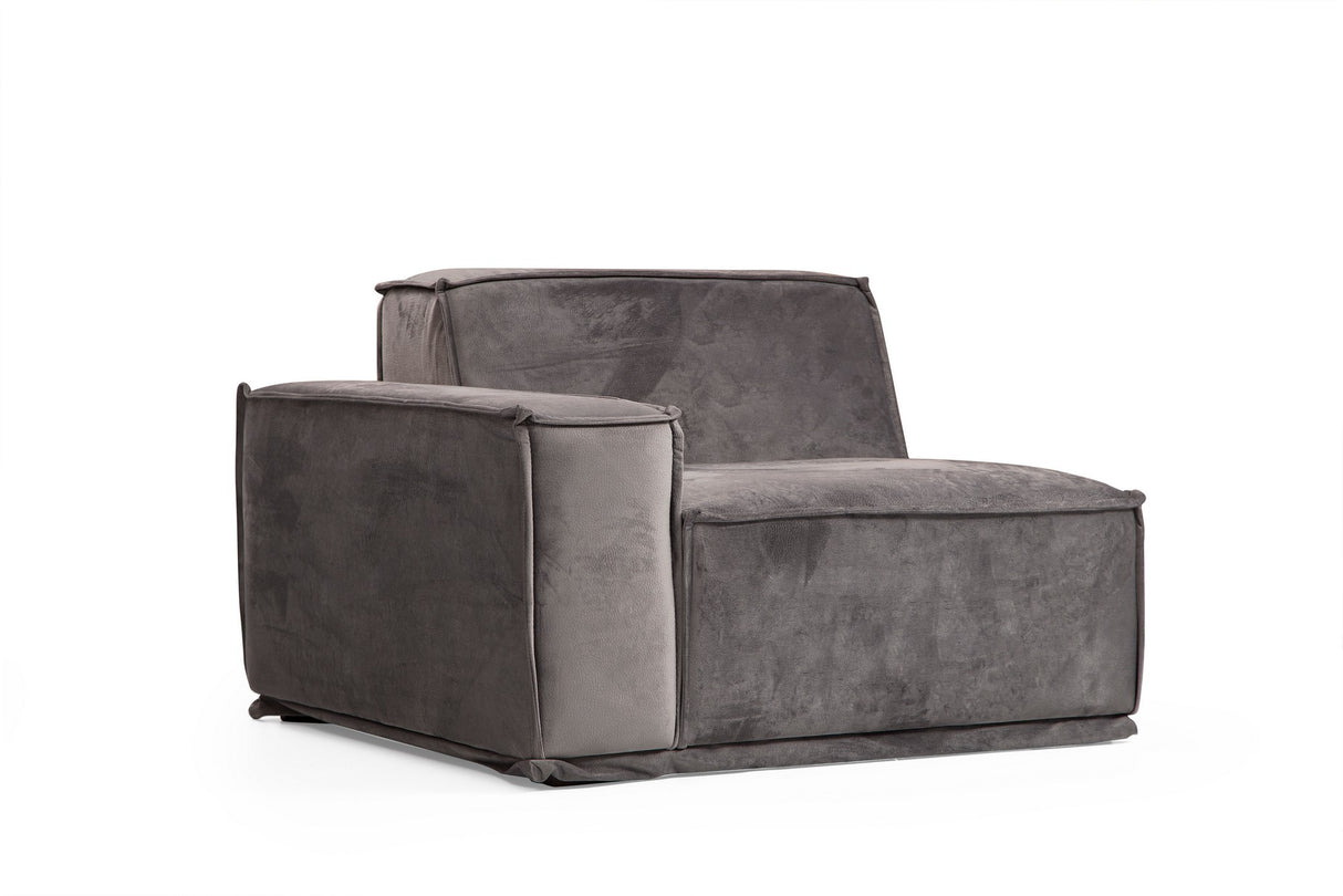 2-Sitzer-Sofa Lego Grau