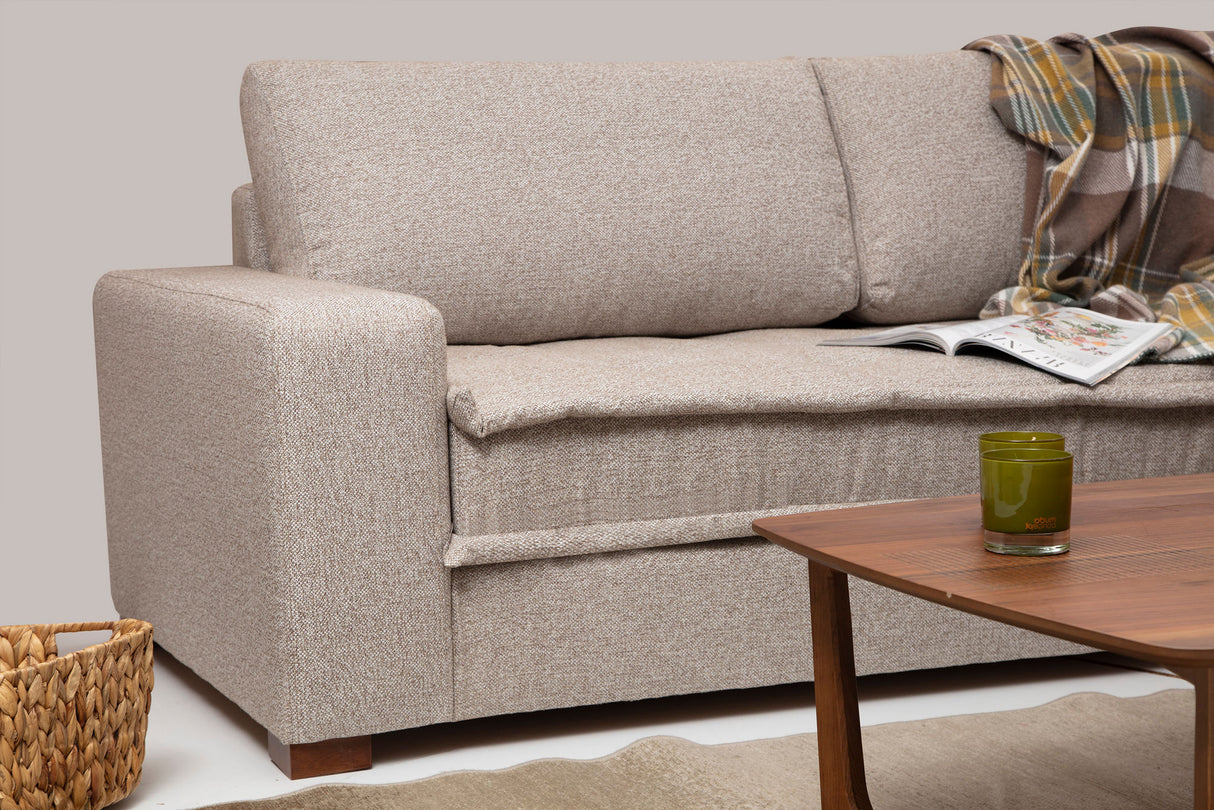 Ecksofa Lena Sandbeige