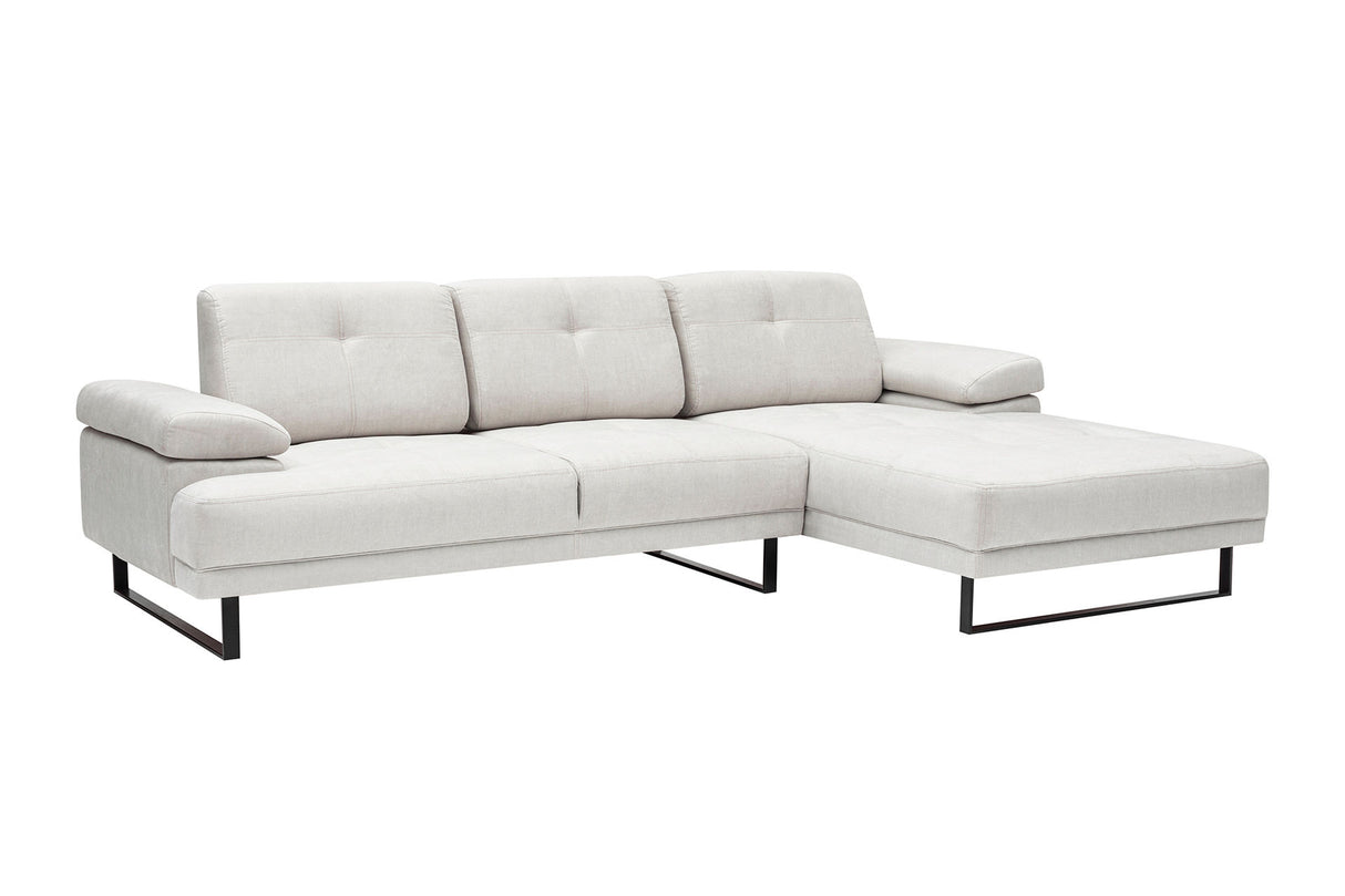 Rechtes Ecksofa Mustang Beige