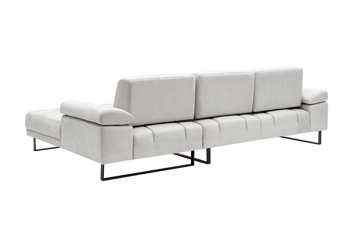 Rechtes Ecksofa Mustang Beige