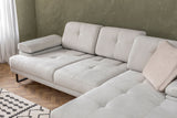 Rechtes Ecksofa Mustang Beige