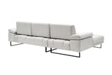 Ecksofa links Mustang Beige