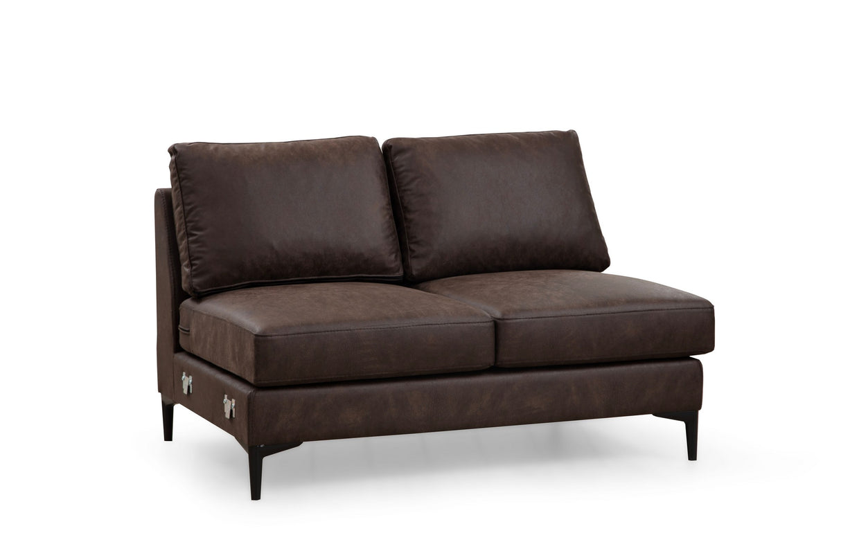 Ecksofa Porto Brown