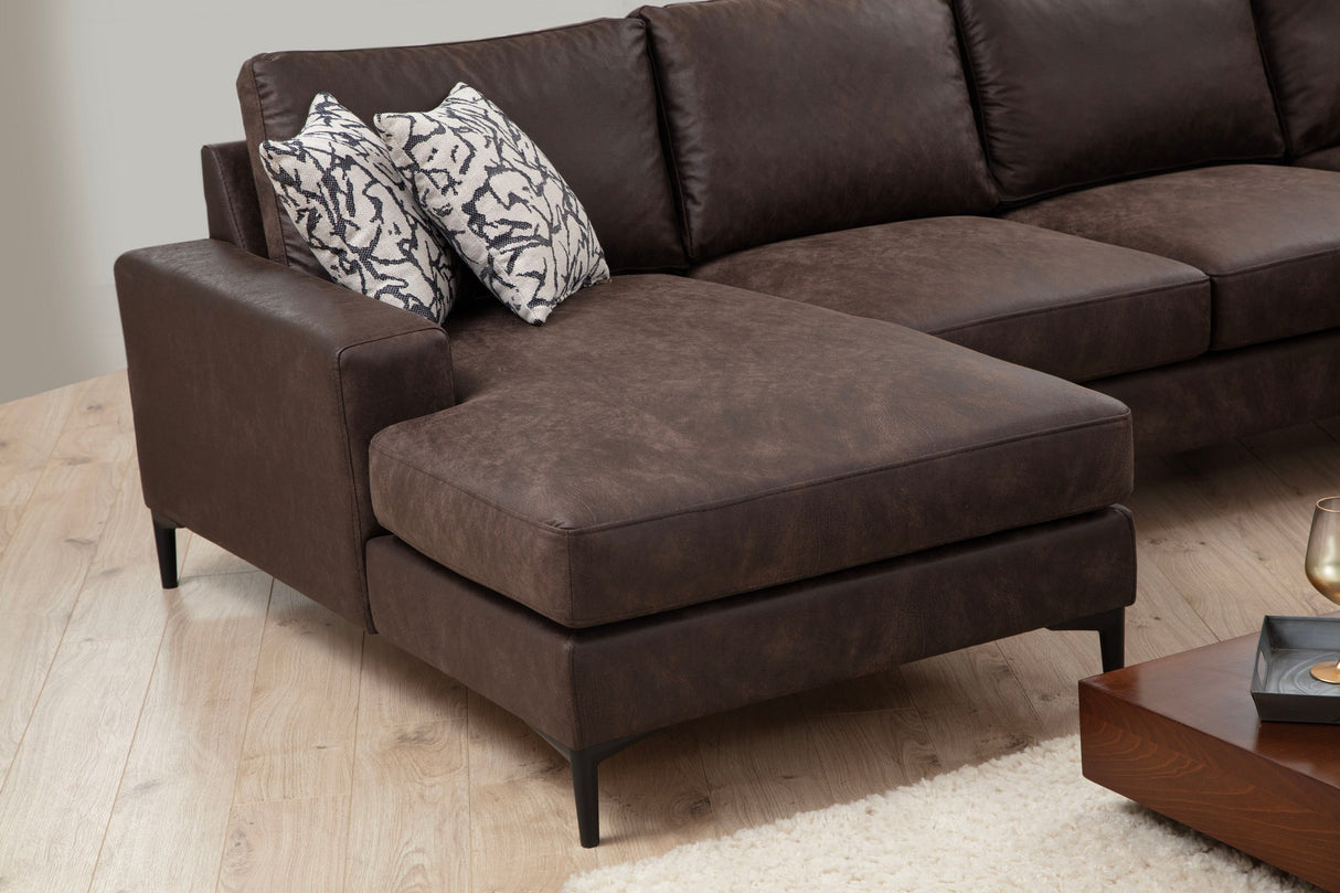 Ecksofa Porto Brown