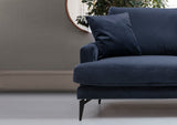 3-Sitzer-Sofa Papira Marineblau