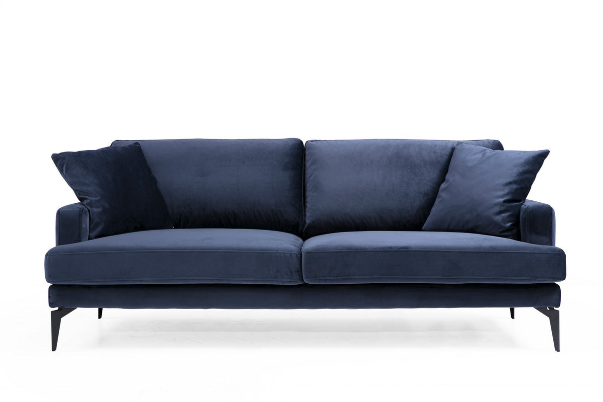 3-Sitzer-Sofa Papira Marineblau