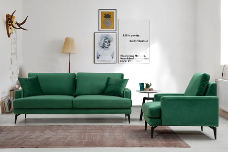 3-Sitzer-Sofa Papira Grün