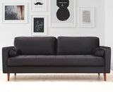 3-Sitzer-Sofa Rome Black Oak