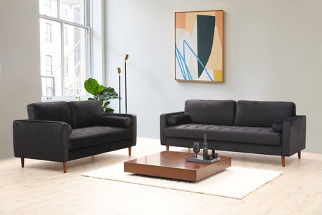 3-Sitzer-Sofa Rome Black Oak