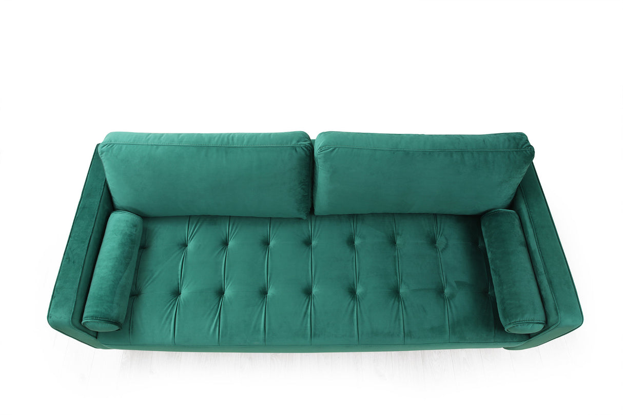 3-Sitzer-Sofa Rome Green