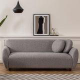 3-Sitzer-Sofa Eddy Hellgrau