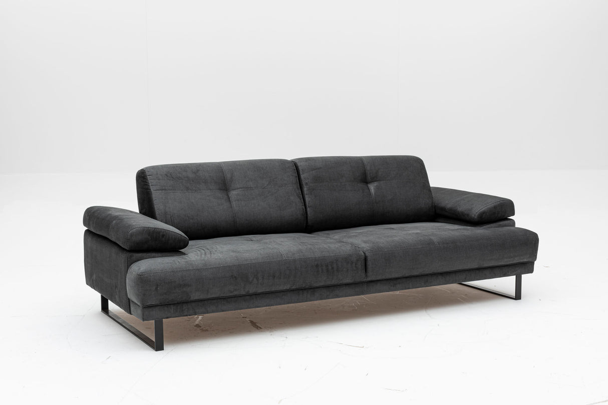 3-Sitzer-Schlafsofa Mustang Anthrazit