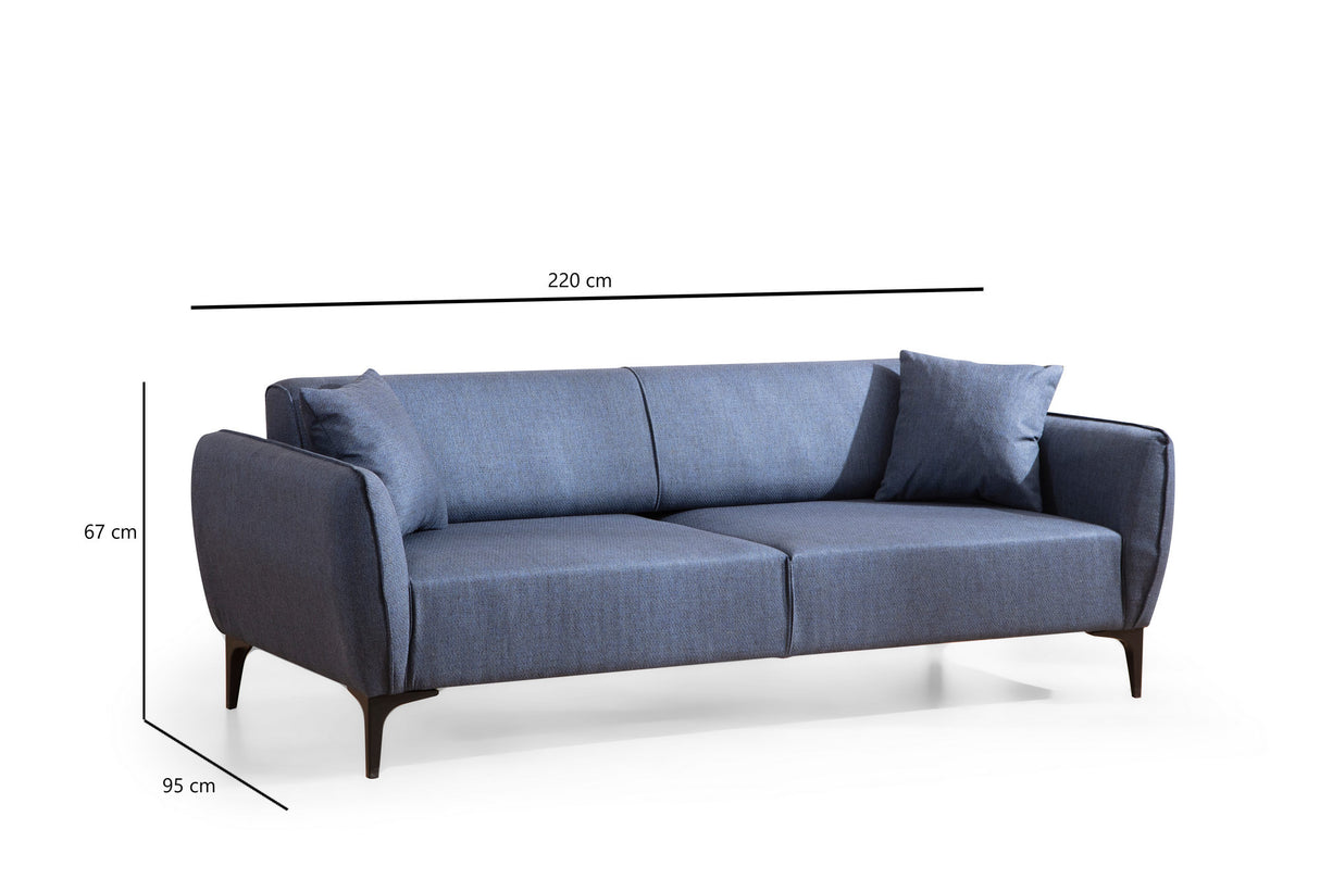 3-Sitzer-Sofa Belissimo Blau