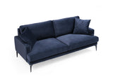 2-Sitzer-Sofa Papira Marineblau