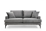 2-Sitzer-Sofa Papira Grau